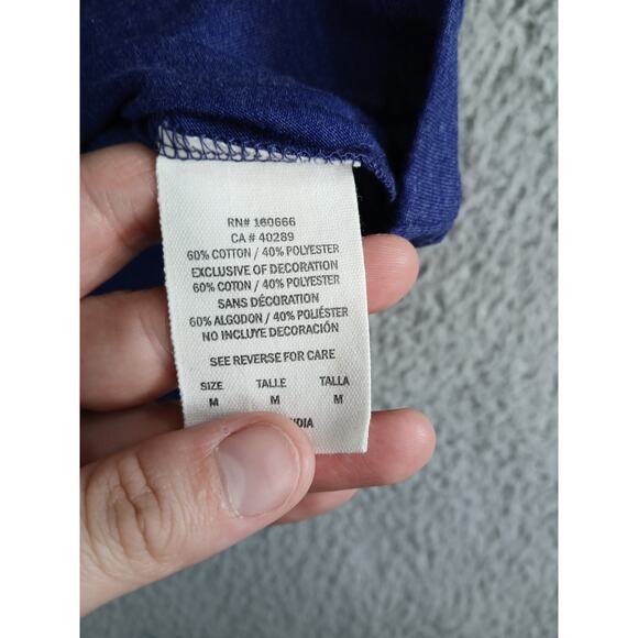 Texas Rangers Baseball Tank Top Women Medium Blue Red MLB Campus Lifestyle NWT - Picture 7 of 8